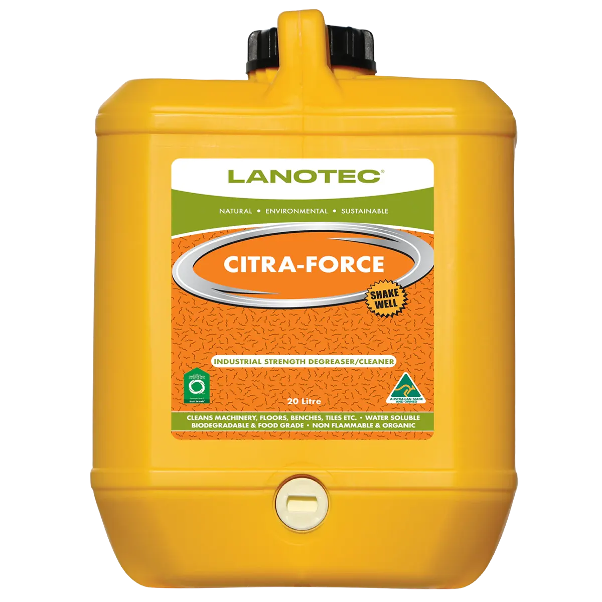 Lanotec Citra-Force Heavy Duty Degreaser 20 Litres