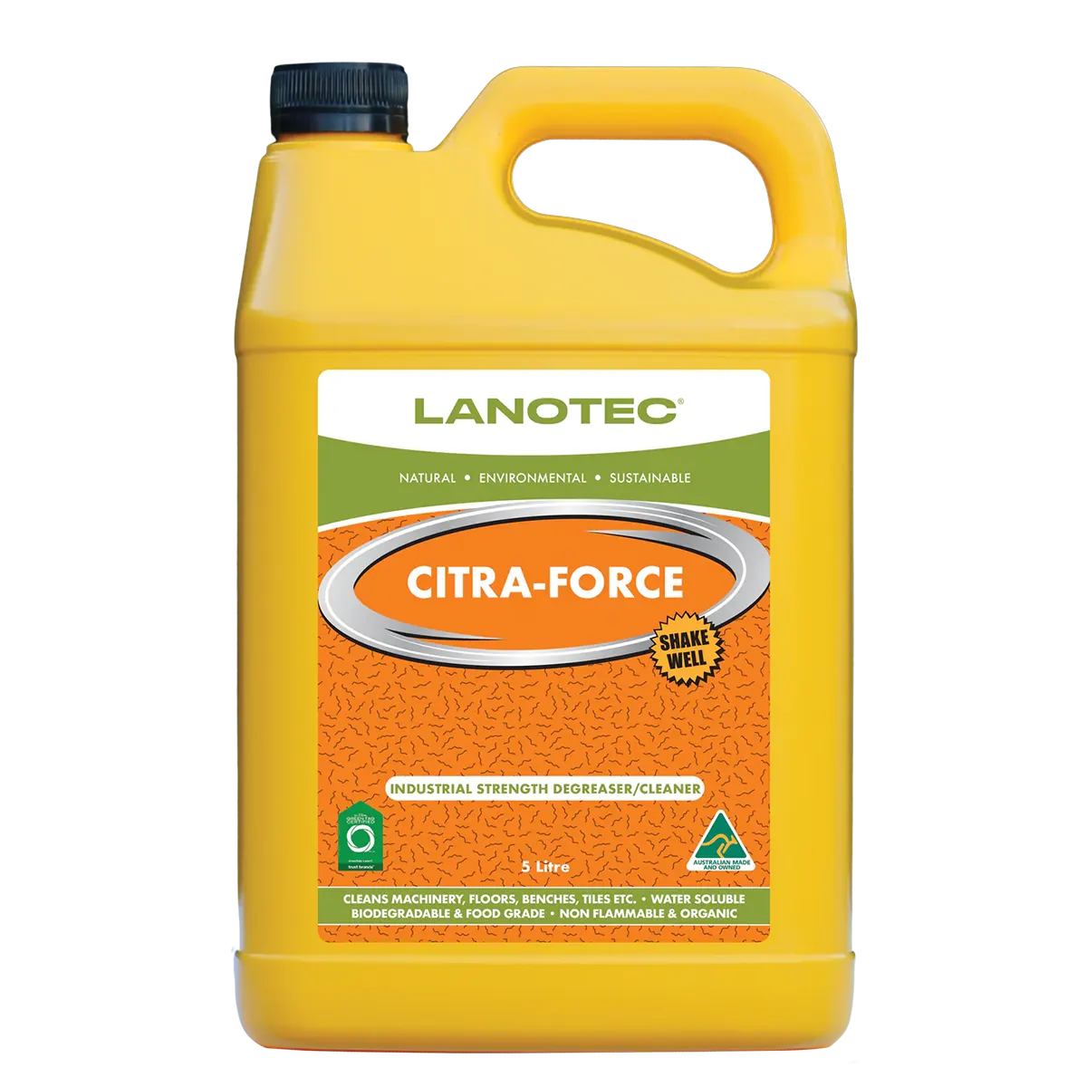 Lanotec Citra-Force Heavy Duty Degreaser 5 Litres