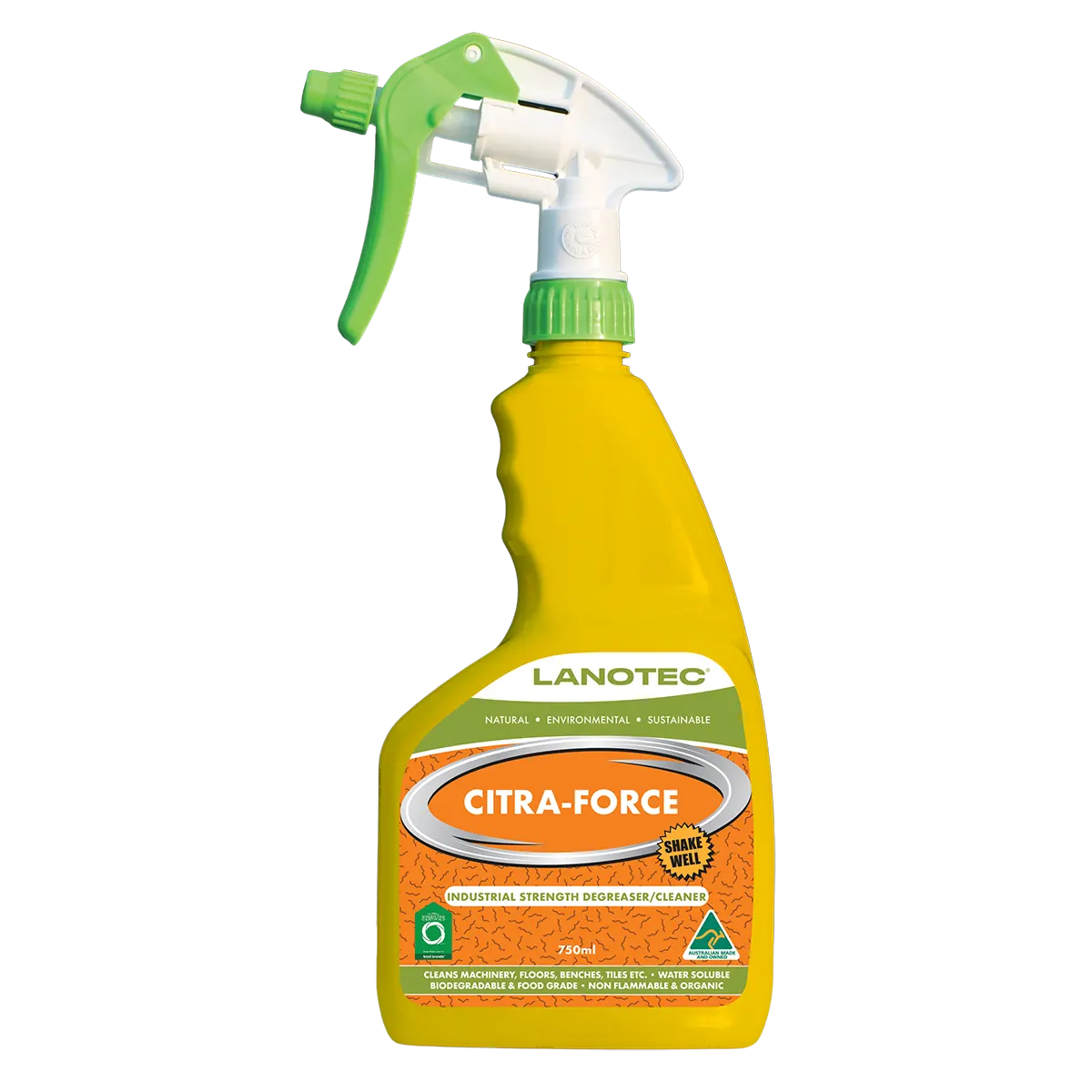 Lanotec Citra-Force Heavy Duty Degreaser 750ml Spray