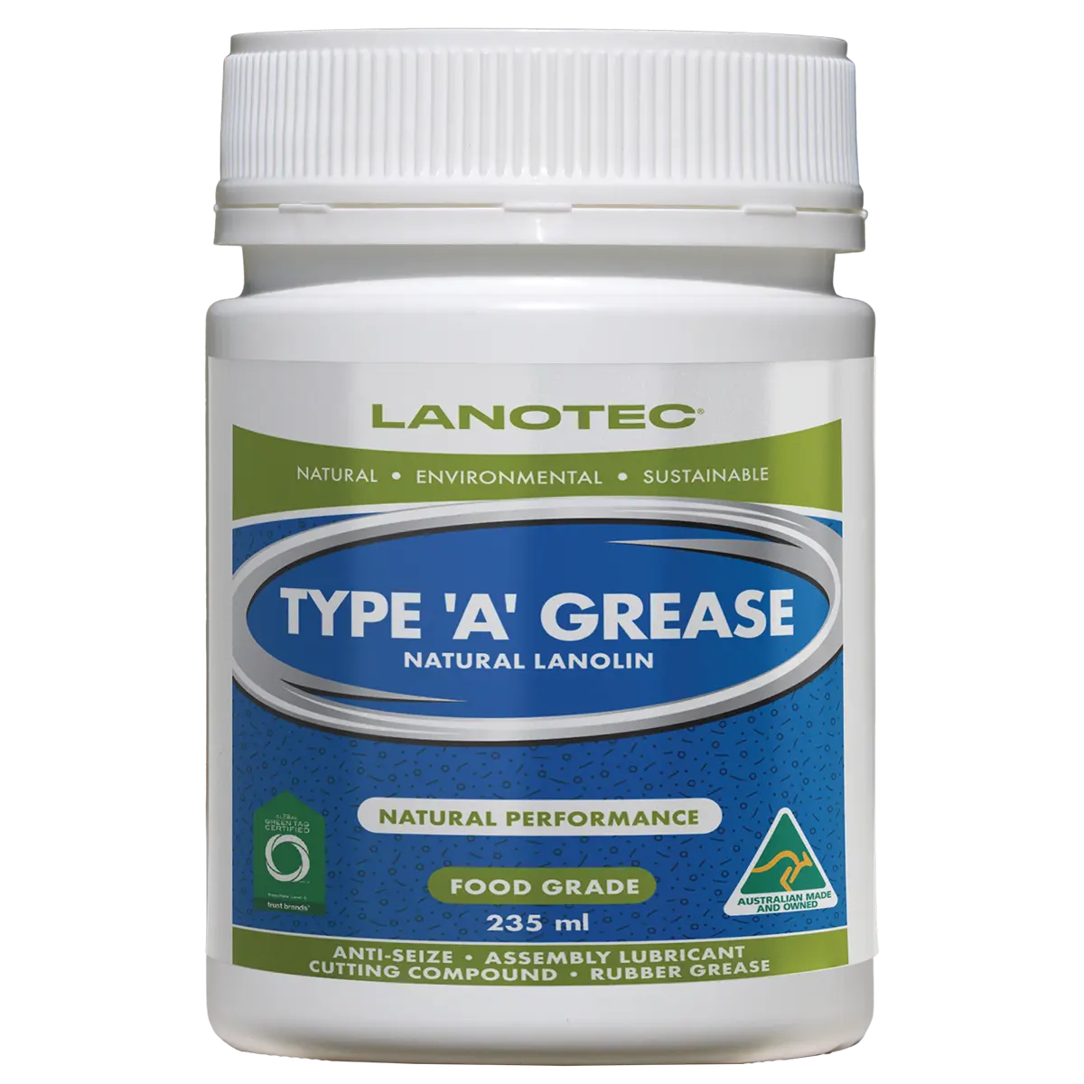 Lanotec Type A Food-Grade Grease 235ml Tub